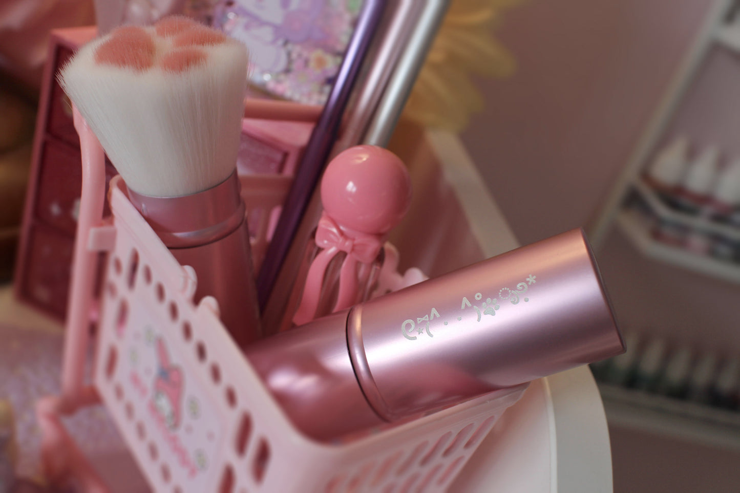 Kabuki Paw Brush bundle - Pink 🐾